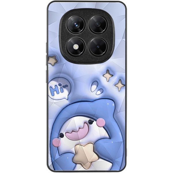 TPU+PC чохол Prisma Fluffie для Xiaomi Redmi Note 14 Pro 4G Shark 358102 фото