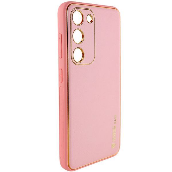 Шкіряний чохол Xshield для Samsung Galaxy S24 Рожевий / Pink 285973 фото