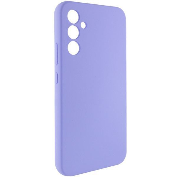 Чохол Silicone Cover Lakshmi Full Camera (AAA) для Samsung Galaxy A35 Бузковий / Dasheen 316599 фото