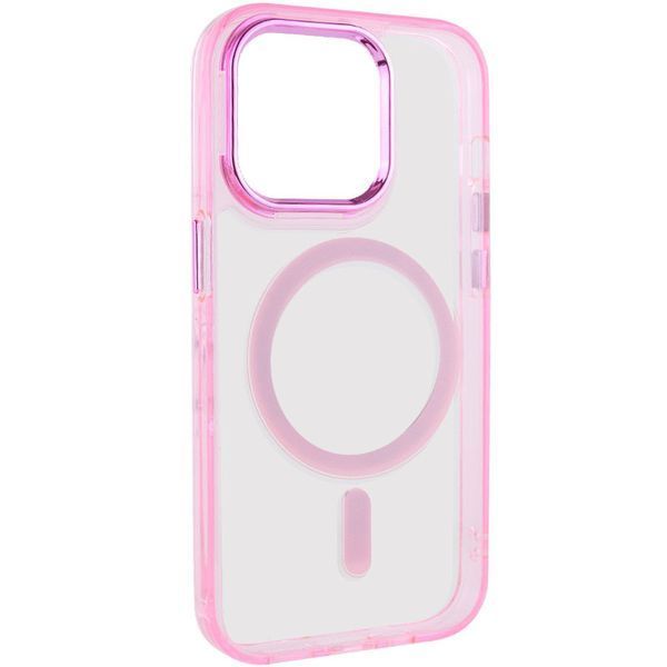 Чохол TPU Iris with MagSafe для Apple iPhone 13 Pro Max (6.7") Рожевий 272140 фото