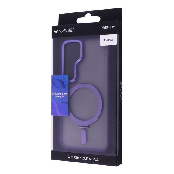 Чохол WAVE Attraction Case with Magnetic Ring Samsung Galaxy S24 Plus purple 342774 фото