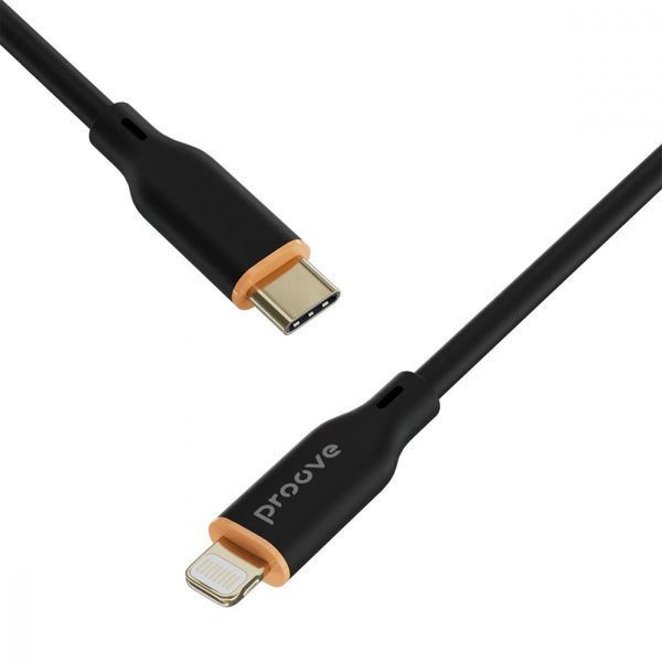 Кабель Proove Jelly Silicone Type-C To Lightning 27W (1m) (CCJS27002101) Black 316293 фото