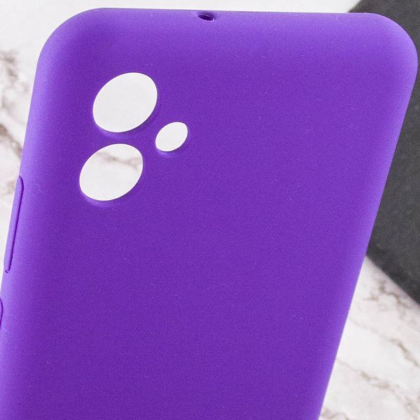 Чохол Silicone Cover Lakshmi Full Camera (AAA) для Samsung Galaxy A04e Фіолетовий / Amethyst 271896 фото