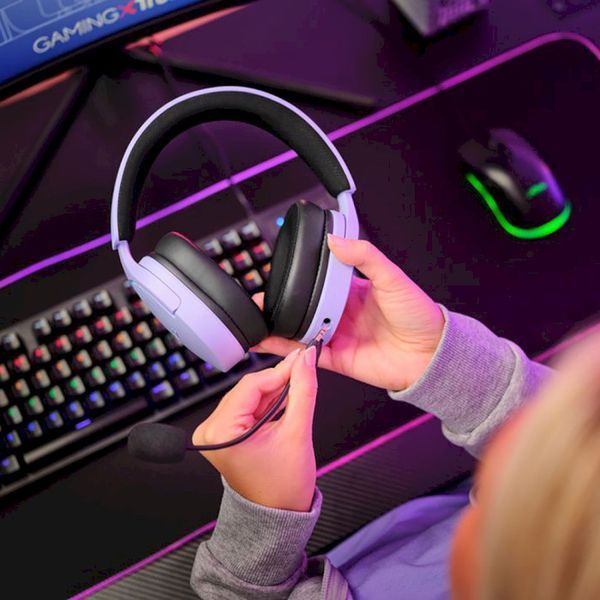 Гарнітура ігрова Trust GXT 490 FAYZO, 7.1, USB-A, 2м, фіолетовий 362624 фото