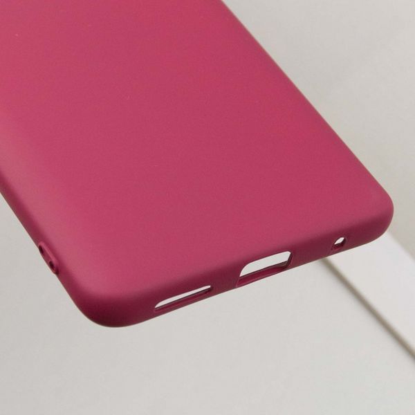 Чохол TPU GETMAN Liquid Silk Full Camera для Xiaomi Redmi 10 Бордовий / Marsala 345344 фото