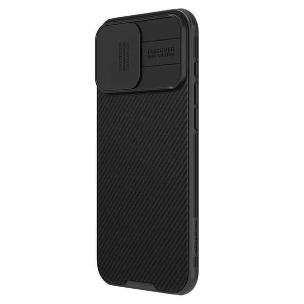 Карбонова накладка Nillkin CamShield Pro для Apple iPhone 16 Plus (6.7") Black 392585 фото