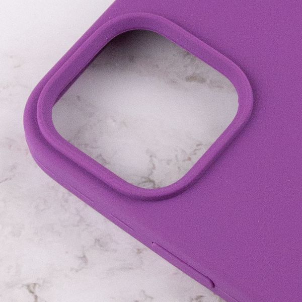 Чохол Silicone Case Full Protective (AA) для Apple iPhone 15 Plus (6.7") Фіолетовий / Grape 323190 фото