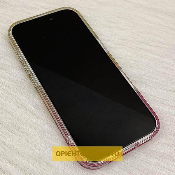 Чохол TPU Shiny Mountain (MagFit) для Apple iPhone 17 Air (6.6") Yellow / Pink 392969 фото