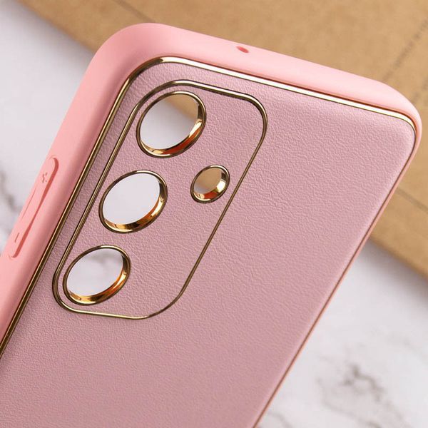 Шкіряний чохол Xshield для Samsung Galaxy S24 Рожевий / Pink 285973 фото