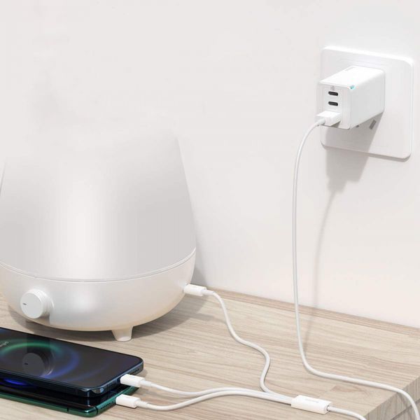 Кабель Baseus Superior Series USB To M + L + C 3.5 A 1.5 М (CAMLTYS-02) White 252279 фото