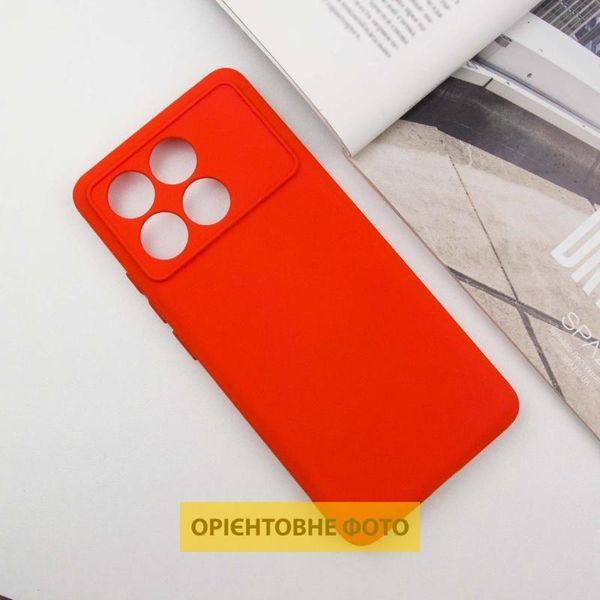 Чохол TPU GETMAN Liquid Silk Full Camera для Xiaomi Poco X6 / Note 13 Pro 5G Червоний / Red 397756 фото