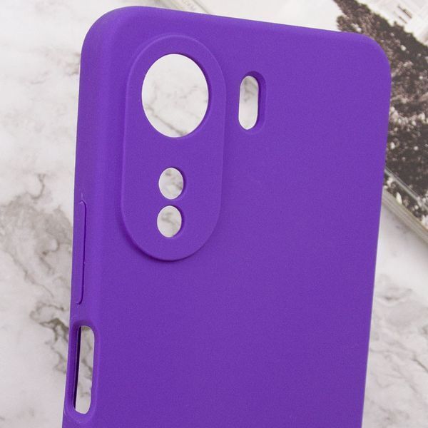 Чохол Silicone Cover Lakshmi Full Camera (AAA) для Xiaomi Redmi 13C / Poco C65 Фіолетовий / Amethyst 286938 фото