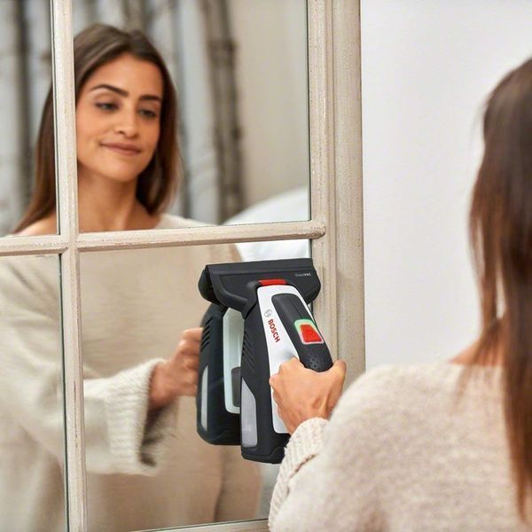 Пилосос Bosch GlassVAC віконний, акумуляторний, 3.6В, 2Аг, контейнер 0.1 Л, 0.7 кг, +насадки і пульв. (0.600.8B7.000) 373448 фото