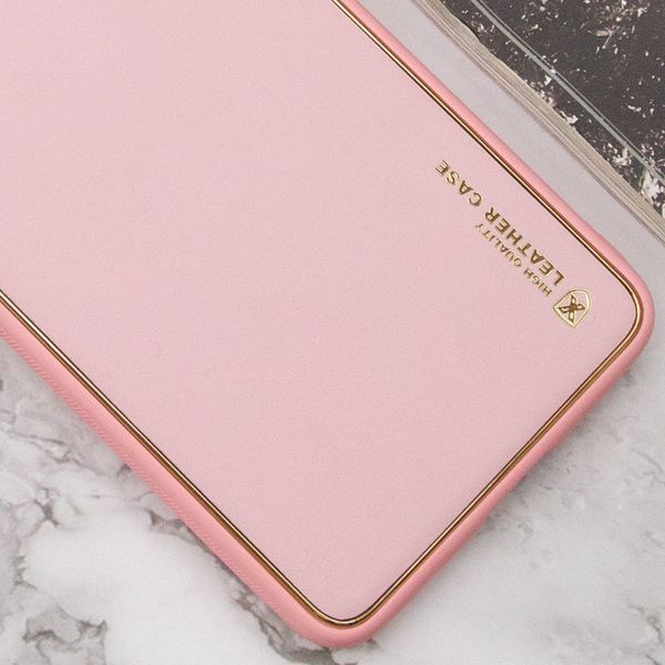 Шкіряний чохол Xshield для Samsung Galaxy S24 Рожевий / Pink 285973 фото