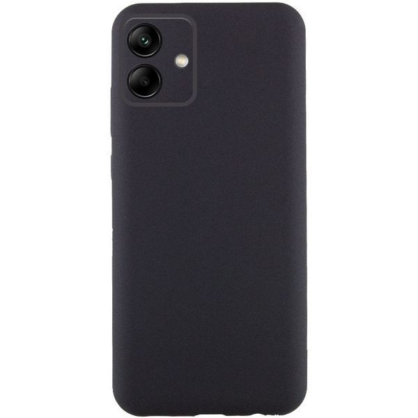 Чохол TPU GETMAN Liquid Silk Full Camera для Samsung Galaxy A06 Чорний / Black 323936 фото