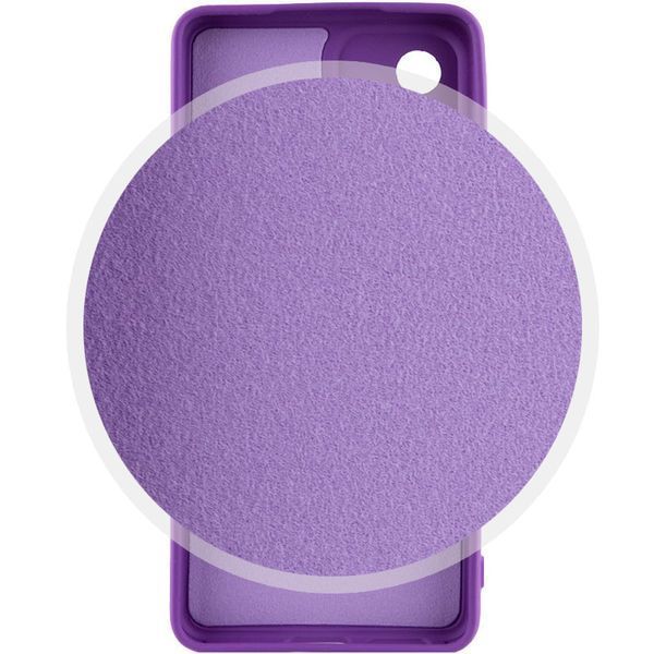 Чохол TPU GETMAN Liquid Silk Full Camera для Samsung Galaxy S22 Ultra Фіолетовий / Purple 345447 фото