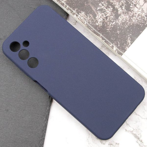 Чохол TPU GETMAN Liquid Silk Full Camera для Samsung Galaxy A24 4G Синій / Midnight Blue 354303 фото