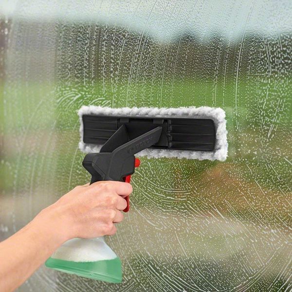 Пилосос Bosch GlassVAC віконний, акумуляторний, 3.6В, 2Аг, контейнер 0.1 Л, 0.7 кг, +насадки і пульв. (0.600.8B7.000) 373448 фото