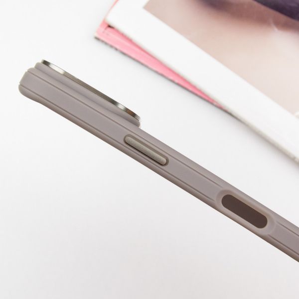 Чохол TPU+PC Carbon with MagSafe для Apple iPhone 16 (6.1") Grey 319204 фото