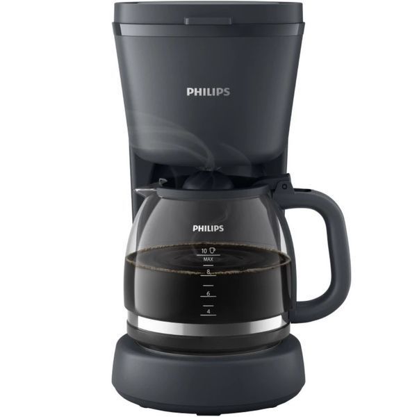 Кавоварка Philips крапельна Essentials Collection, 1.38л, мелена, підтримка температури, темно-сірий (HD7430/90) 369703 фото