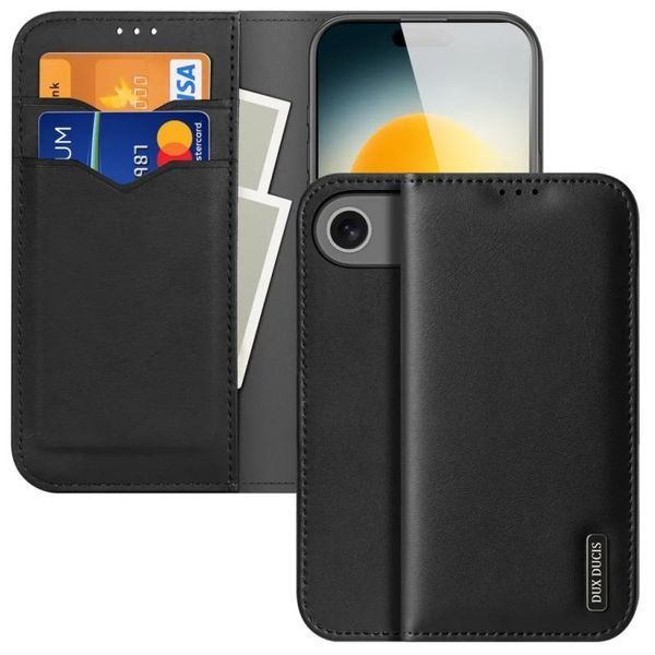 Чохол-книжка Dux Ducis Hivo для Apple iPhone 17 Air (6.5") Black 393997 фото