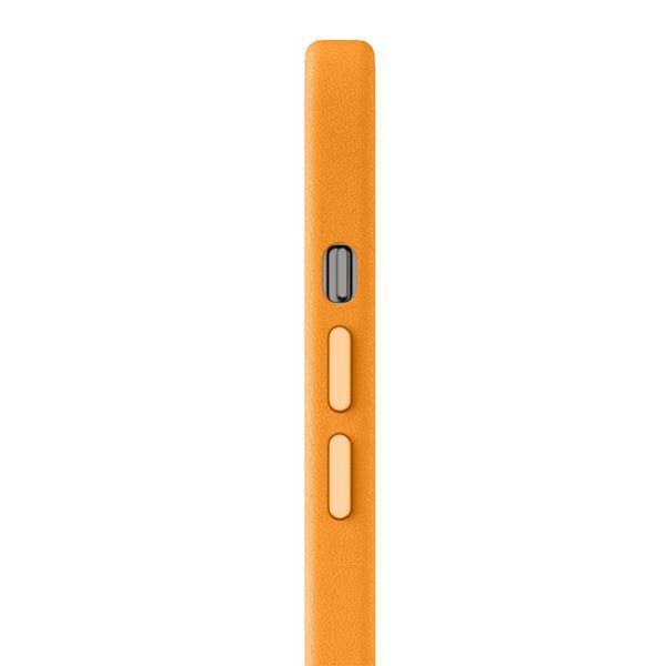 Кожаный чехол Leather Case (AAA) with MagSafe and Animation для Apple iPhone 12 Pro Max (6.7") California Poppy 206192 фото