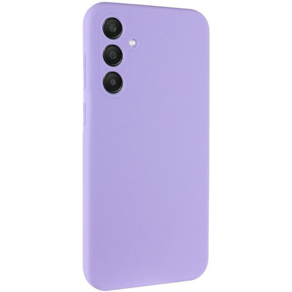 Чохол Silicone Cover Lakshmi Full Camera (AAA) для Samsung Galaxy A35 Бузковий / Dasheen 316599 фото