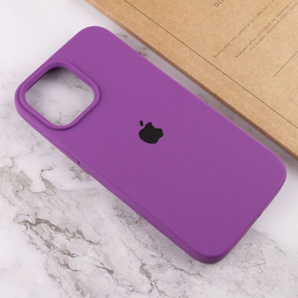Чохол Silicone Case Full Protective (AA) для Apple iPhone 15 Plus (6.7") Фіолетовий / Grape 323190 фото