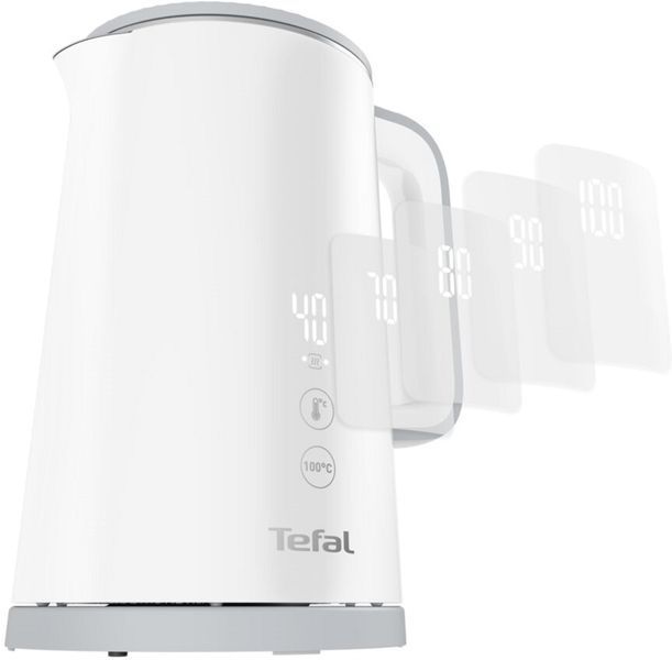 Електрочайник Tefal Sense kettle 1.7л, Strix, з подвійними стінками, 5 темп.реж, чорний (KO693110) 368457 фото