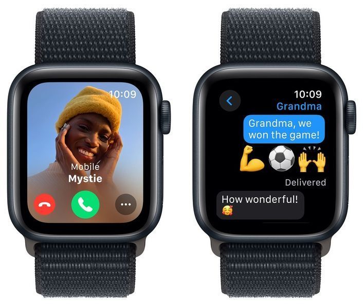 Смарт-годинник Apple Watch SE2 2023 40mm GPS Midnight Aluminum Case With Midnight Sport Loop MRE03 278290 фото