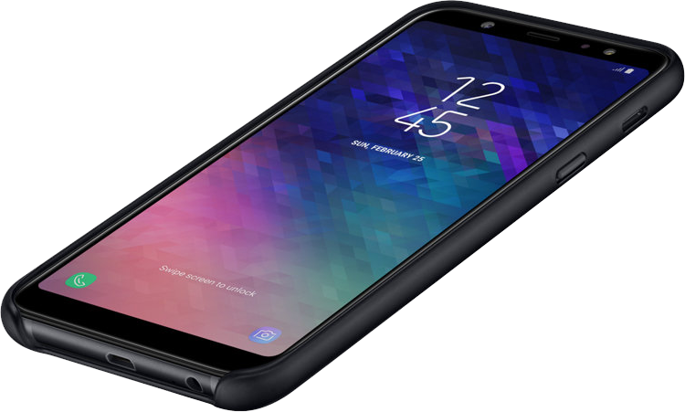 Чохол-накладка Samsung A6+ 2018 Dual Layer Cover (EF-PA605CBEGRU) Black 123005 фото