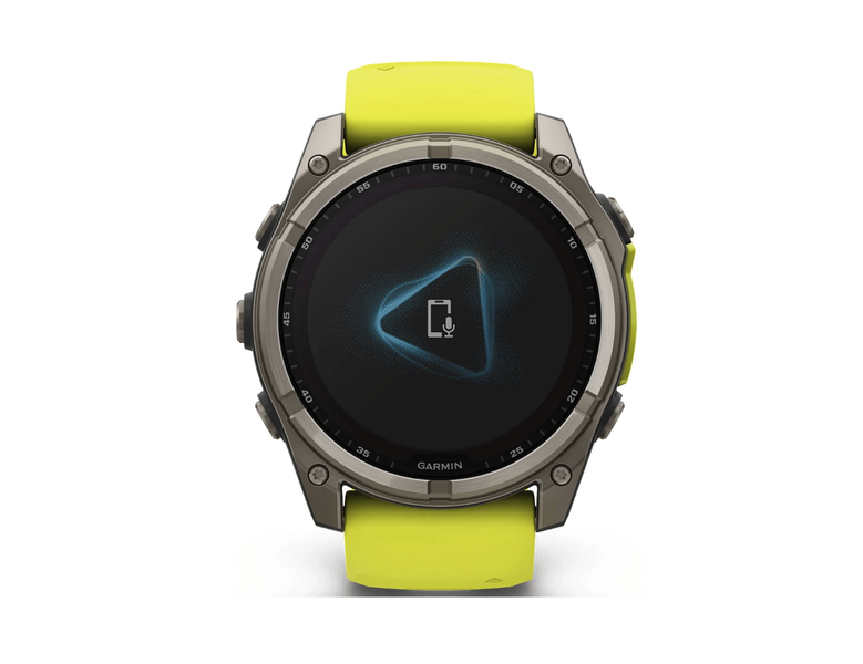 Смарт-годинник Garmin Fenix 8 51mm Solar Sapphire Titanium w. Amp Yellow/Graphite Silicone Band (010-02907-20,010-02907-21) 344131 фото