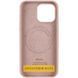 Чохол Silicone Case (AA) Logo with MagSafe для Apple iPhone 17 Pro Max (6.9") Рожевий / Pink Sand 393039 фото 3
