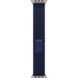 Ремінець Apple Watch Trail Loop Band M/L Для Watch 49mm - Natural Titanium Finish - Blue (MXTW3) 328475 фото 3