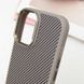 Чохол TPU+PC Carbon with MagSafe для Apple iPhone 16 (6.1") Grey 319204 фото 8
