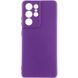 Чохол TPU GETMAN Liquid Silk Full Camera для Samsung Galaxy S22 Ultra Фіолетовий / Purple 345447 фото 1