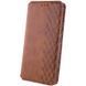 Шкіряний чохол книжка GETMAN Cubic (PU) для Samsung Galaxy S24+ Коричневий 326712 фото 3