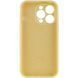 Чохол Silicone Case Full Camera Protective (AA) для Apple iPhone 14 Pro Max (6.7") Жовтий / Mellow Yellow 257157 фото 4
