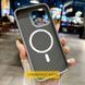 Чохол TPU+PC Carbon with MagSafe для Apple iPhone 16 (6.1") Grey 319204 фото 2