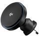 Автомобільний тримач З бездротовою зарядкою Light Circle Qi2 15W (WHLC15010002) Metal Gray 338067 фото 5