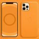 Кожаный чехол Leather Case (AAA) with MagSafe and Animation для Apple iPhone 12 Pro Max (6.7") California Poppy 206192 фото 2