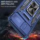 Ударостійкий чохол Camshield Army Ring для Apple iPhone X / XS (5.8") Синій / Navy 283600 фото 5