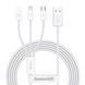 Кабель Baseus Superior Series USB To M + L + C 3.5 A 1.5 М (CAMLTYS-02) White 252279 фото 6