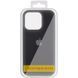 Чохол Silicone Case (AA) Logo with MagSafe для Apple iPhone 17 (6.3") Чорний / Black 402279 фото 2