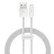Кабель Baseus Dynamic Series Fast Charging Data USB кабель USB To IP 2.4A 1m (CALD000402) White 255236 фото 1