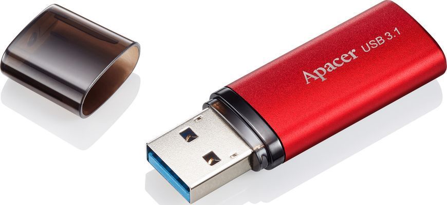 Флеш-пам'ять USB Apacer AH25B 256GB Red USB 3.2 (AP256GAH25BR-1) 327034 фото