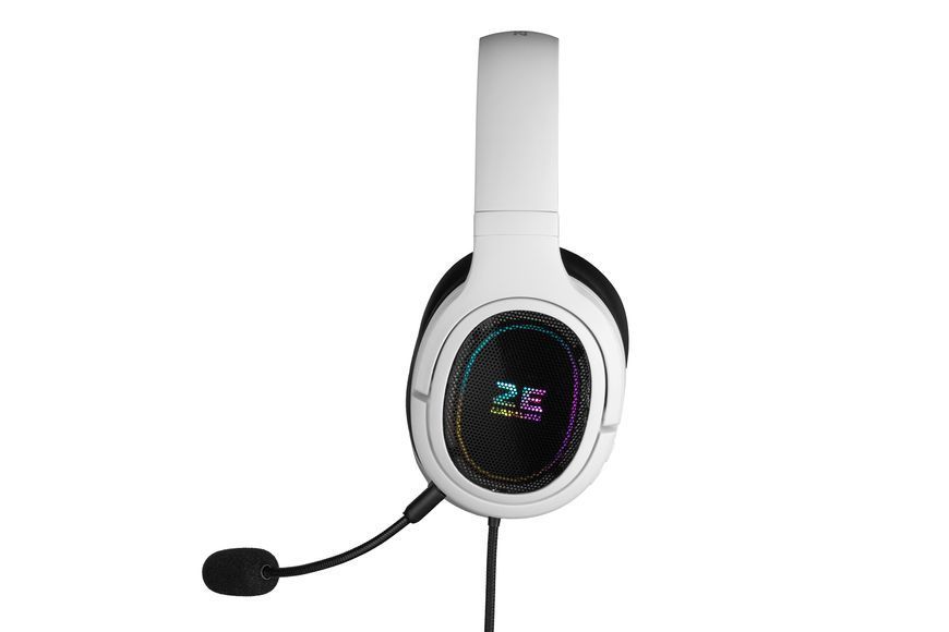 Гарнітура ігрова 2E GAMING HG330, 7.1, USB-A, RGB, 2м, білий (2E-HG330WT-7.1) 365629 фото