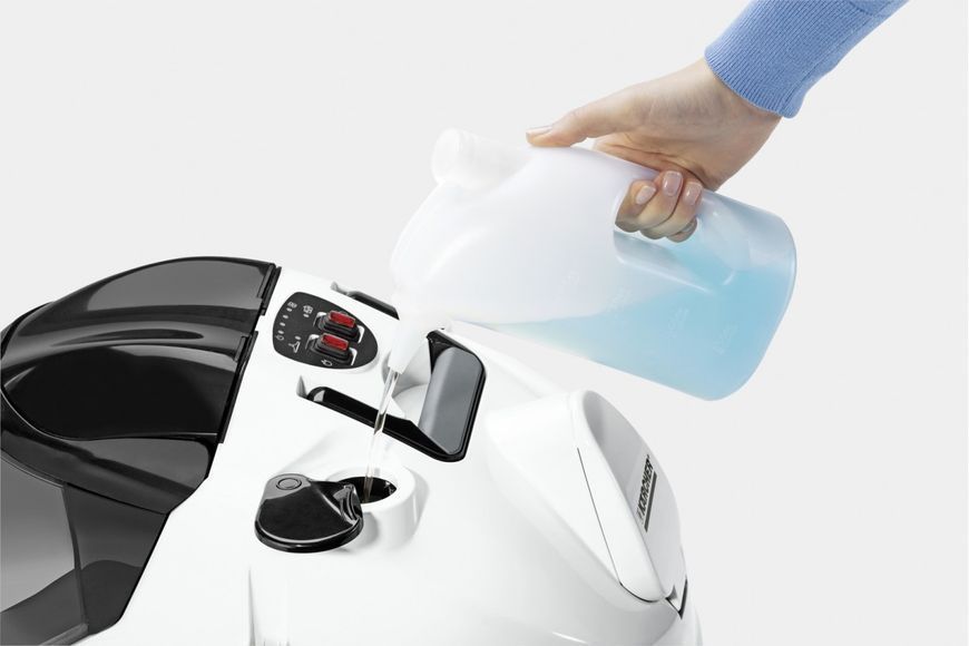 Паропилосос Karcher SV 7, 2200Вт, вологе прибирання, вода -0.45л, HEPA, обробка парою, біло-чорний (1.439-490.0) 373326 фото