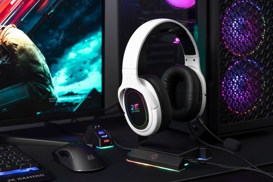 Гарнітура ігрова 2E GAMING HG330, 7.1, USB-A, RGB, 2м, білий (2E-HG330WT-7.1) 365629 фото
