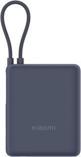 Портативна батарея Xiaomi 10000mAh 33W Integrated Cable (BHR9341GL) блакитний 347127 фото